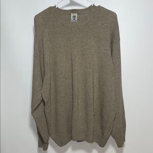 Olivers Tan Crewneck Sweater Soft Knit Casual
